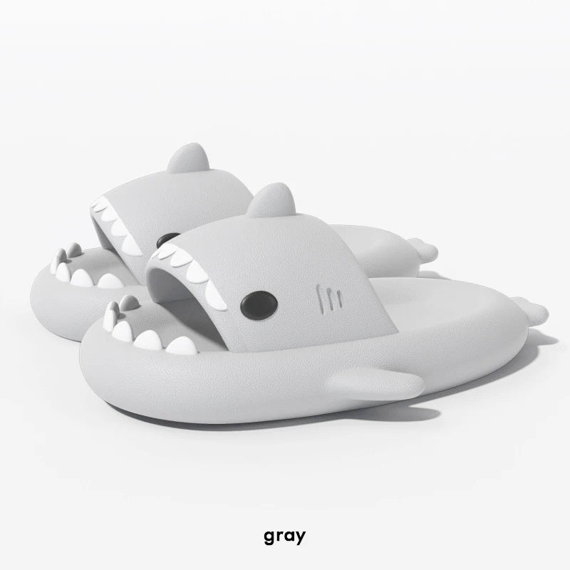 Unisex Shark EVA Slides – Thick Sole, Anti‑Slip, Cute Shark Design-HighTouch