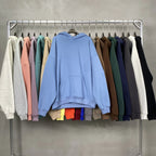 Unisex Fleece Hoodie Crew Neck Casual Pullover Sweatshirt-HighTouch