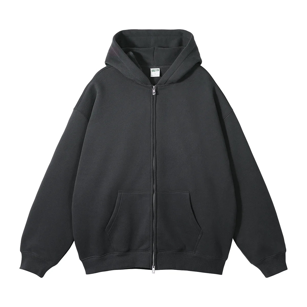 Premium Heavyweight Fleece Double‑Zip Cardigan Hoodie UK