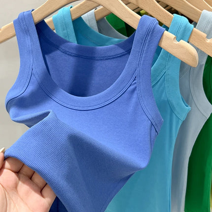 Ribbed Tank Top for Women – Stretch Fit Summer Camisole