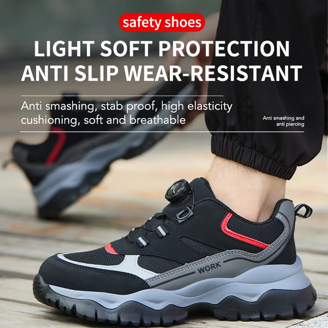 Men’s Steel Toe Breathable Work Sneakers