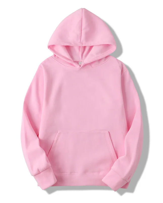 Unisex Solid-Colour Hoodie