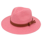 Breathable Straw Panama Sun Hat-HighTouch