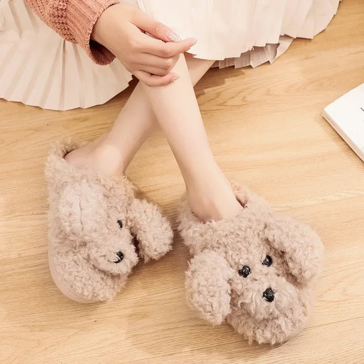 Women's Fluffy Paw Slippers