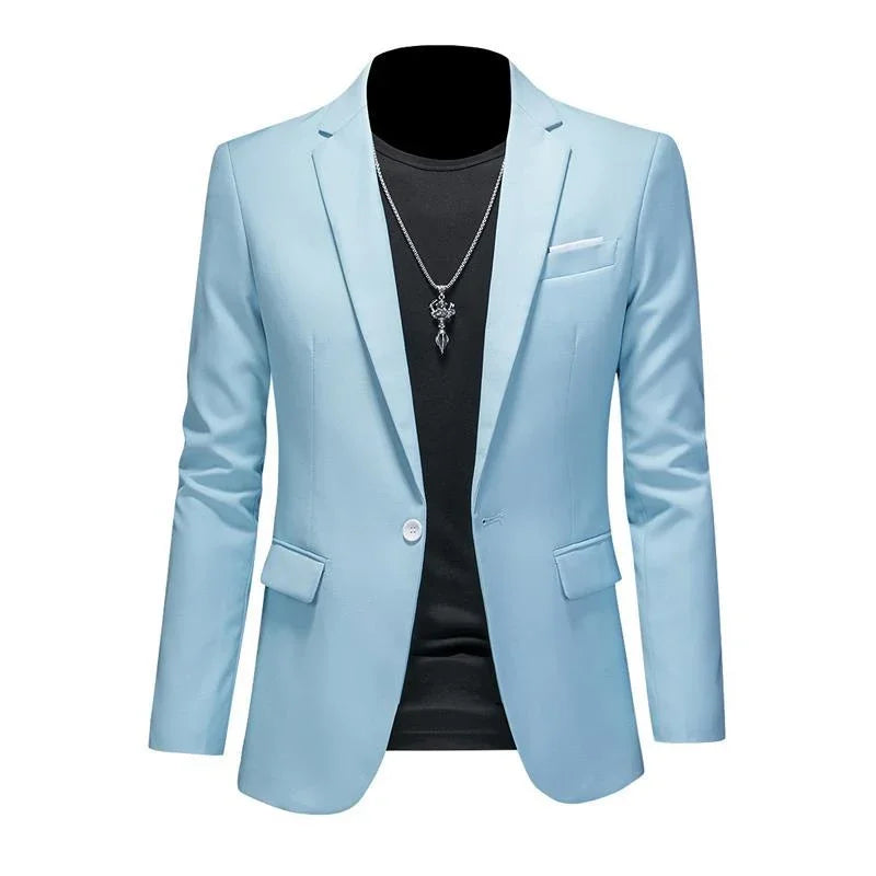 Men’s Slim-Fit Casual Blazer-HighTouch