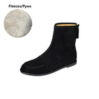Premium Sheep Suede Chelsea Ankle Boots-HighTouch