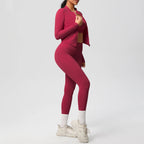 Women Gym Set 3 Piece Workout Outfit Fitness Activewear
