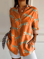 Harper | Elegant Floral Shirt & Blouse-HighTouch