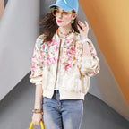 Women’s Chinese-Style Embroidered Spring Jacket-HighTouch