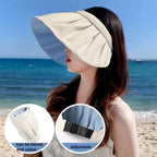 Foldable Wide-Brim UV Sun Hat-HighTouch