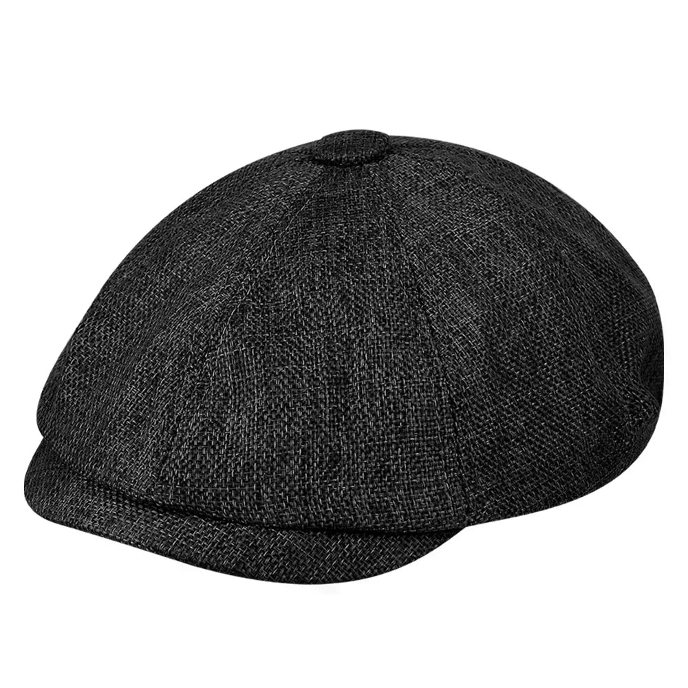 Vintage Tweed Peaky Blinders Flat Cap – Heritage Style Unisex