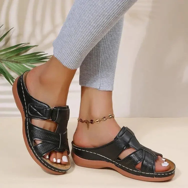 Orthopedic Wedge Platform Sandals Women-HighTouch