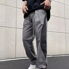 American-Style Loose-Fit Straight-Leg Pants – Summer Lightweight Casual Trousers-HighTouch