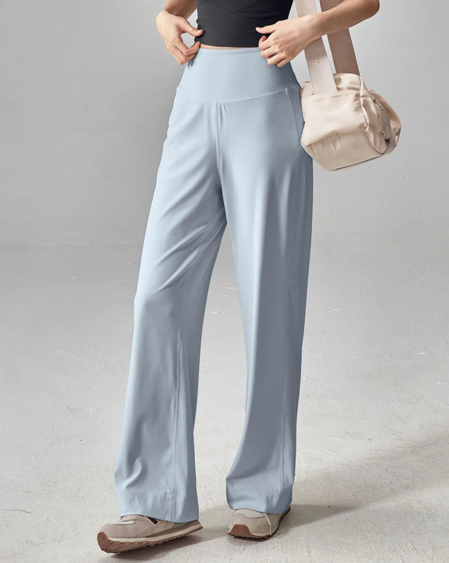 High-Waisted Stretch Lounge Sweatpants with Pockets