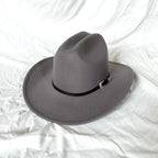 Classic Vintage Western Cowboy Hat – Leather Wide Brim Adjustable-HighTouch