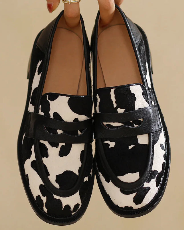 Horsehair Slip-On Flats