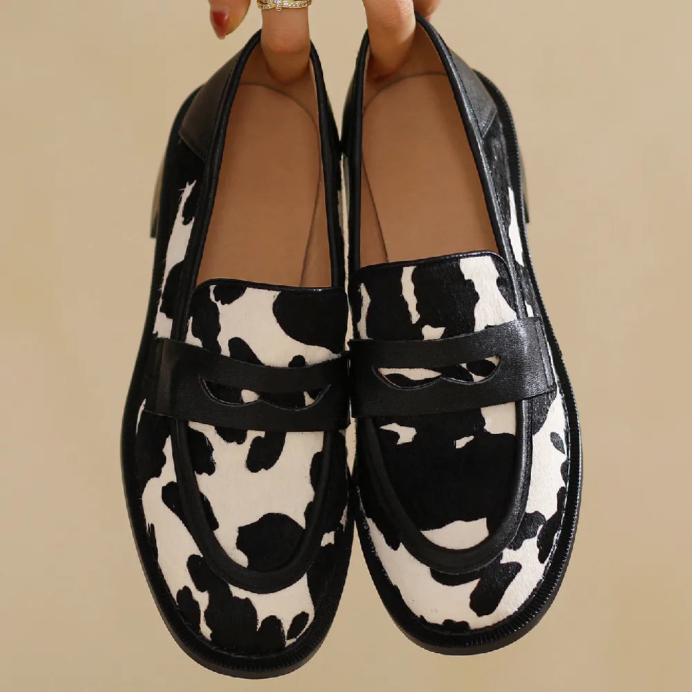 Horsehair Slip-On Flats