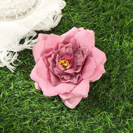 AWAYTR Bohemian Hawaiian Flower Hair Clip – Romantic Side Bash Clip for Women & Girls