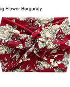 Big Flower Burgundy