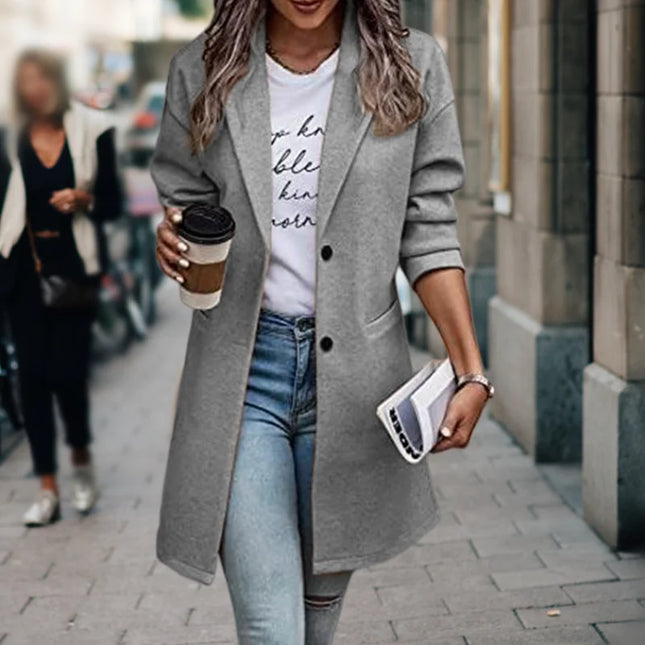 Women’s Wool-Blend Tweed Coat