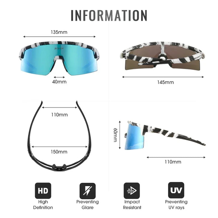 UV400 Cycling Sunglasses-HighTouch