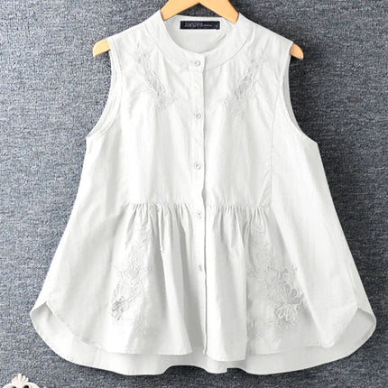 Embroidered Sleeveless Tank – Boho, Breezy & Stylish