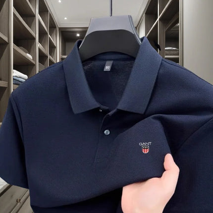 Premium 100% Cotton Men’s Polo – Embroidered, Golf-Ready & Breathable