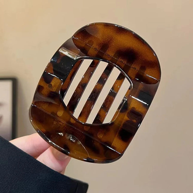 Korean Leopard Spoon Hair Clip