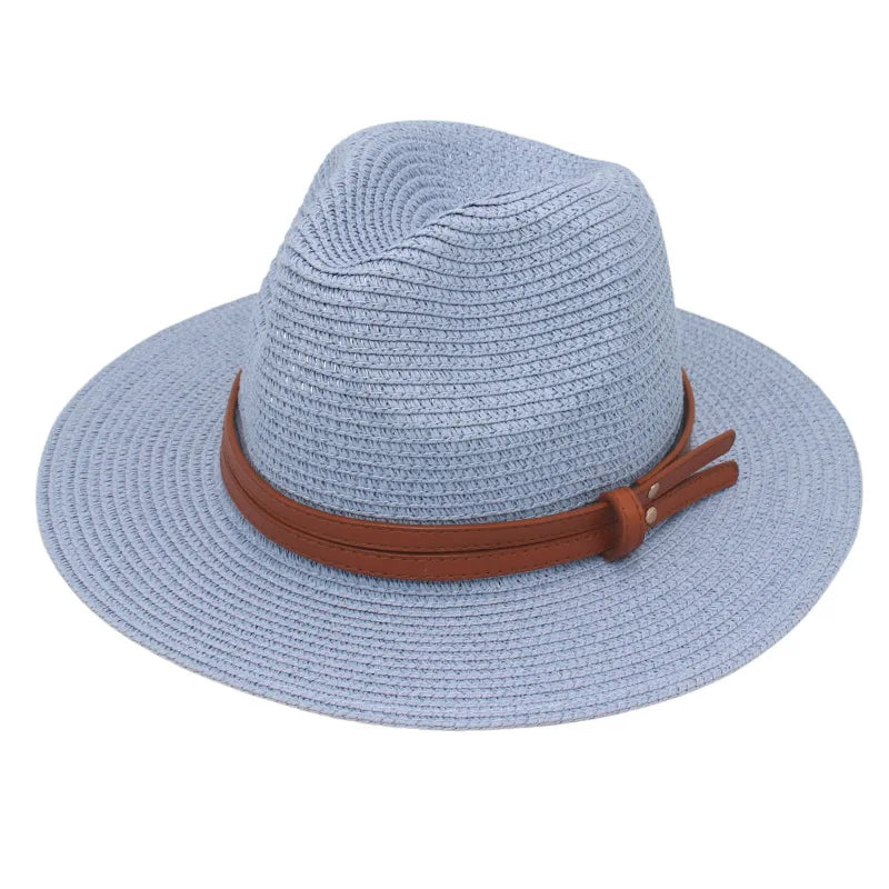 Breathable Straw Panama Sun Hat-HighTouch