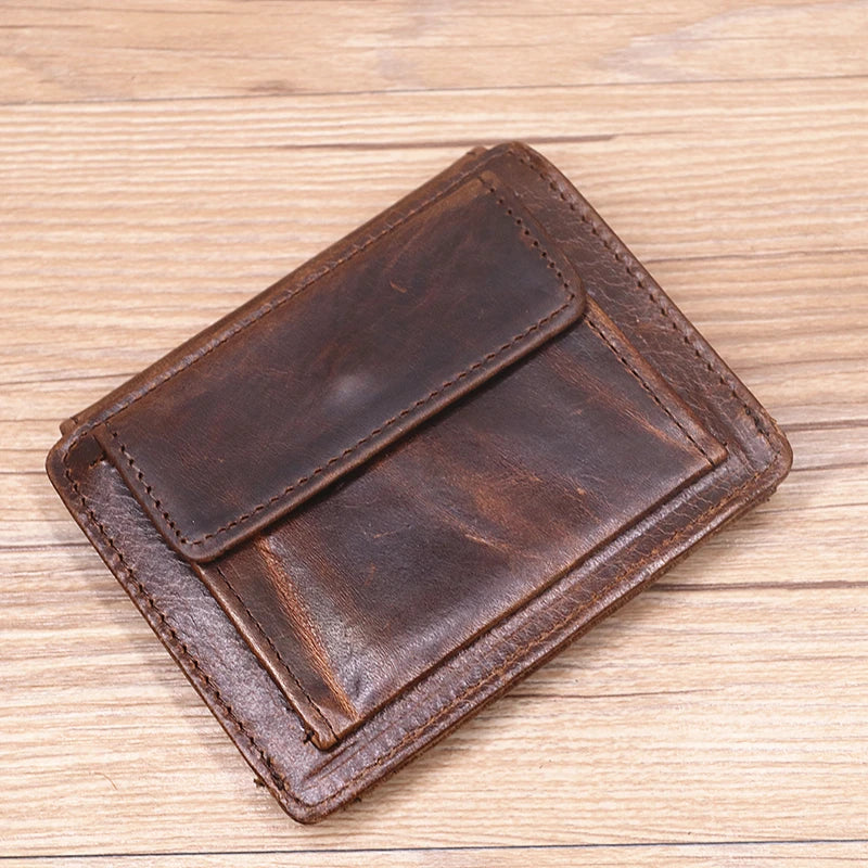 Genuine Cowhide Leather Wallet UK-HighTouch
