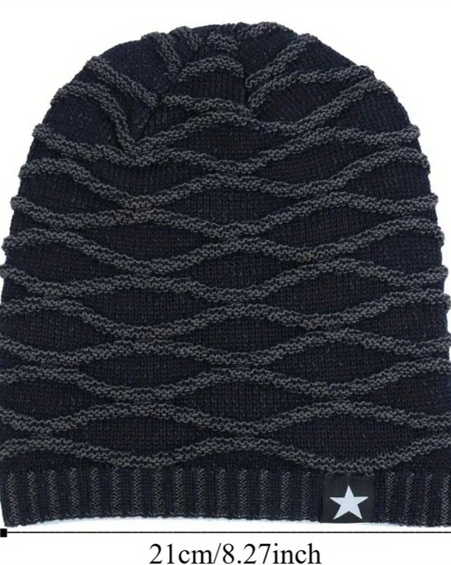 Fur-Lined Slouchy Winter Beanie Unisex