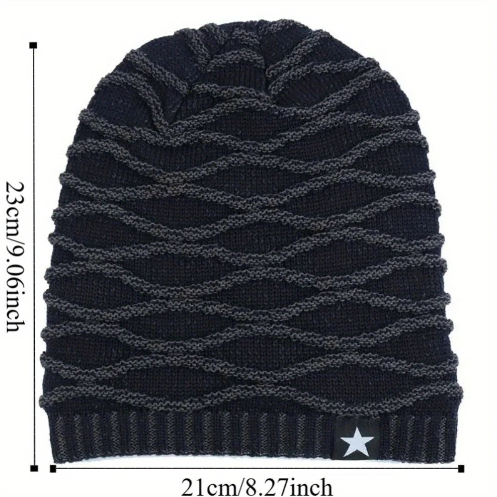 Fur-Lined Slouchy Winter Beanie Unisex-HighTouch