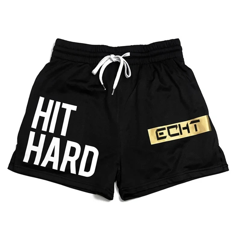 Men’s Mesh Quick-Dry Sports Shorts – Lightweight Breathable Gym, Running & Beach Wear-HighTouch
