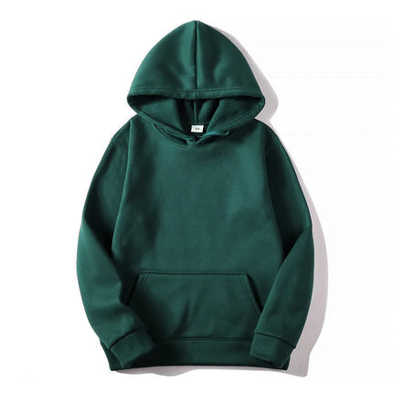 Unisex Solid-Colour Hoodie