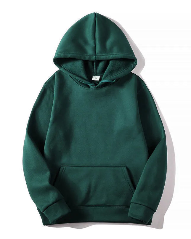 Unisex Solid-Colour Hoodie