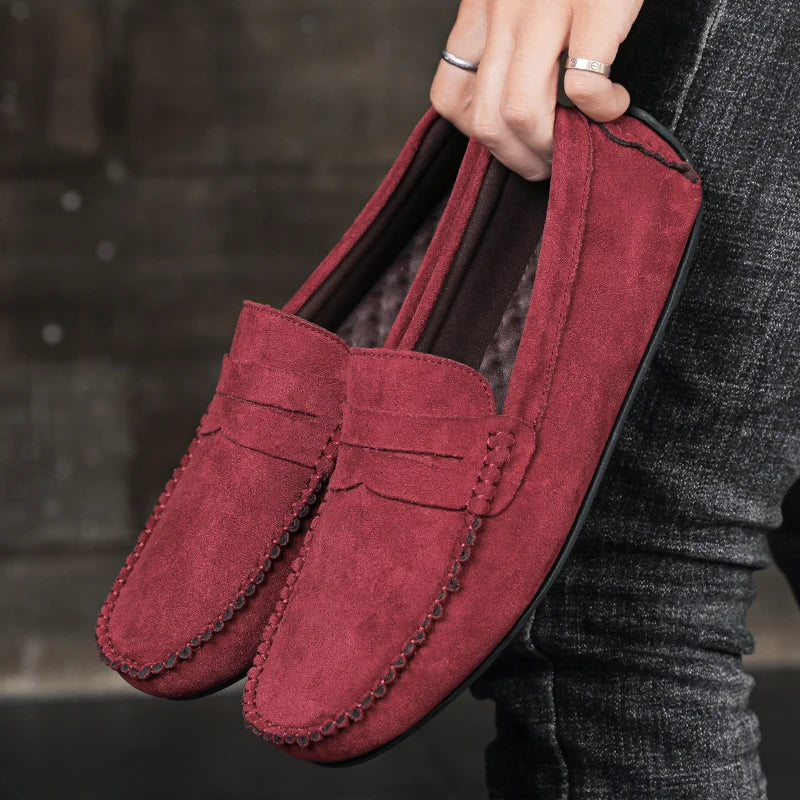 Fashion Suede Men’s Casual Loafers