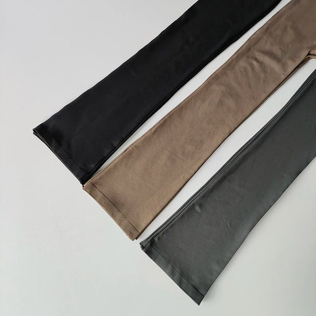 High-Waisted Micro-Flare Compression Yoga & Outdoor Fitness Pants for Women