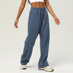 Women Cozy Wide Leg Sweatpants Soft Lounge Pants-HighTouch