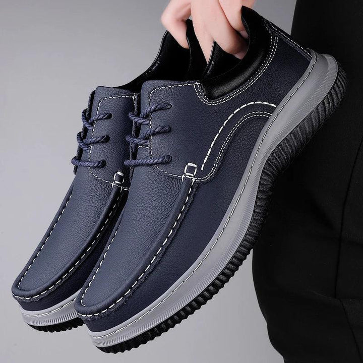 Men's Montari Leather Sneakers – Orthopedic Cushioned Shoes