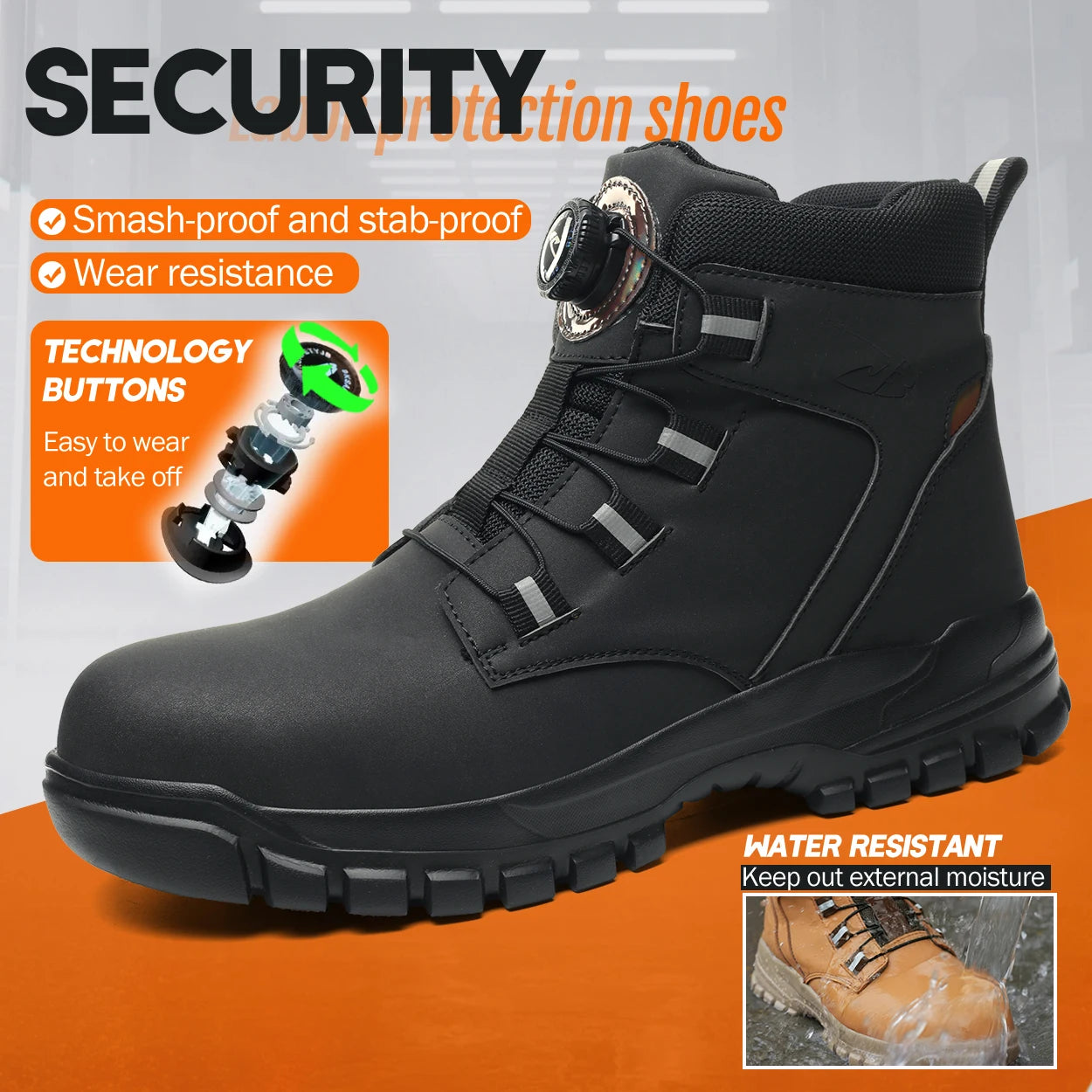 Waterproof Steel Toe Safety Boots UK