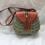 Small Fresh Straw Crossbody Bag – Lightweight Purse-HighTouch