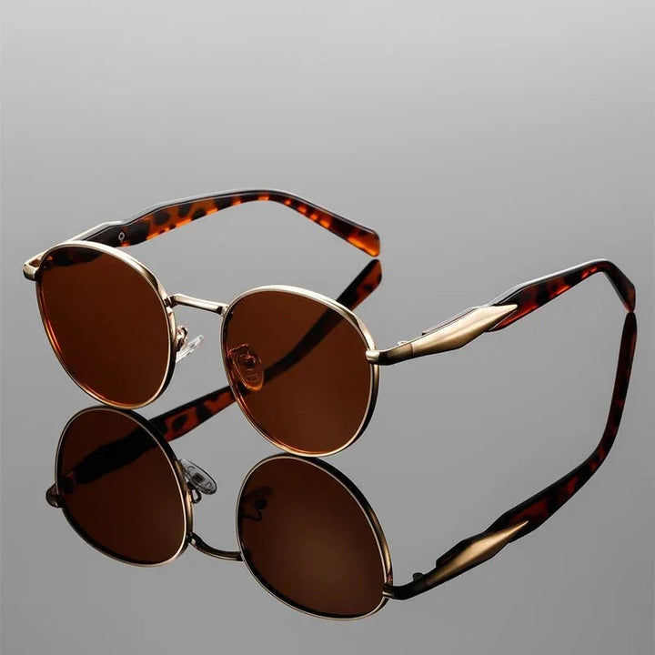 Men's Round Sunglasses – UV400 Vintage Style