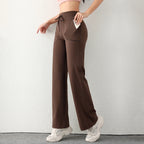 Wide-Leg Drawstring Sweatpants for Women-HighTouch