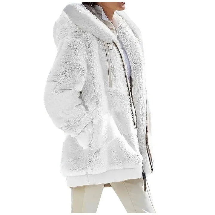 Women’s Hooded Zip-Up Fleece Jacket-HighTouch