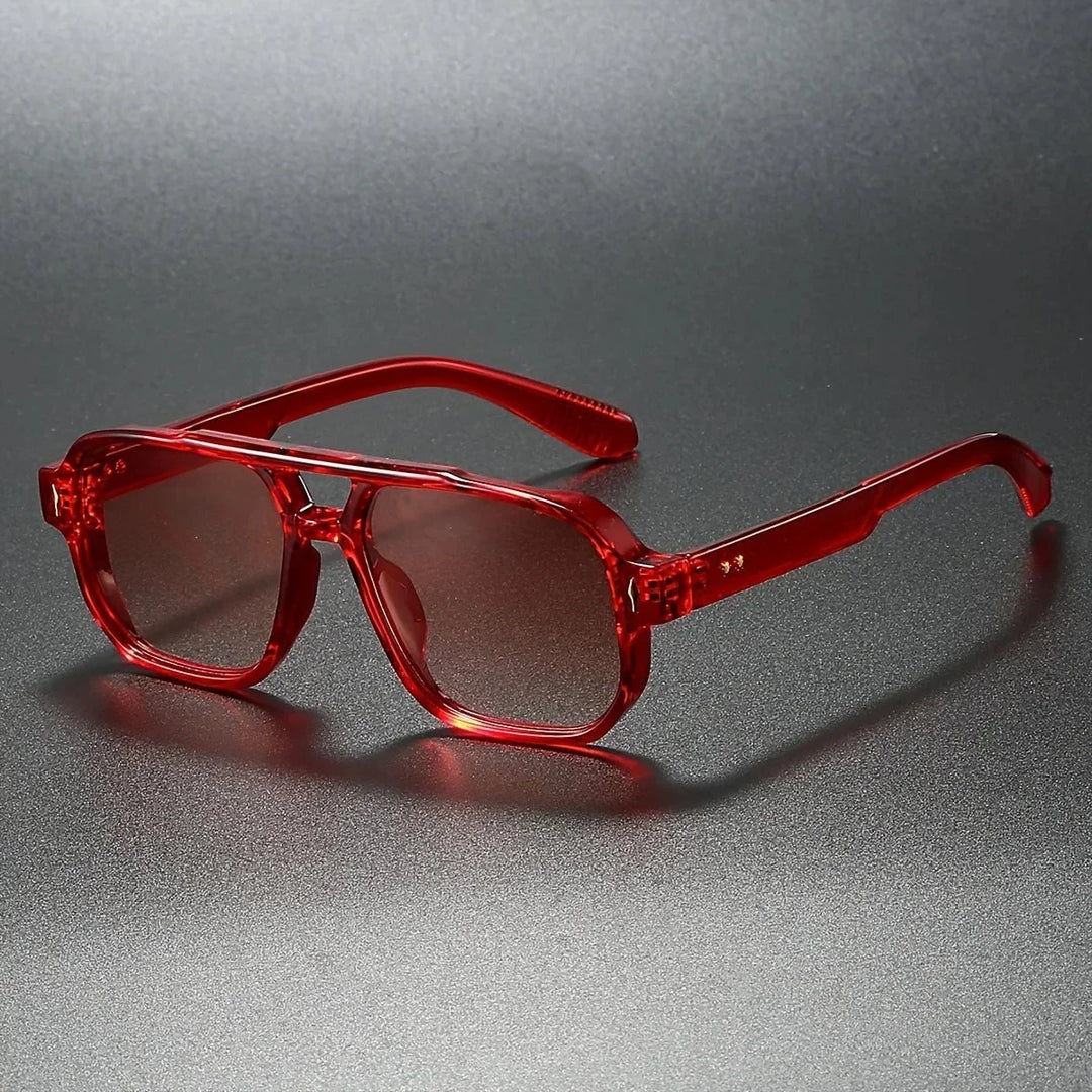 Unisex UV400 Clubmaster Sunglasses – Gradient Lenses