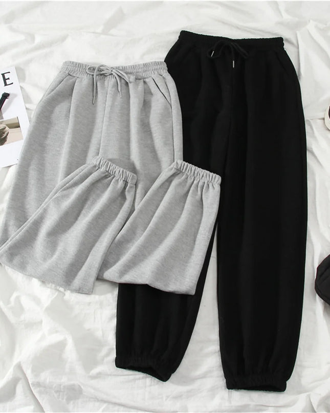Retro High Waist Baggy Trousers
