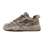 Men’s Personalised Denim Skateboarding Shoes-HighTouch