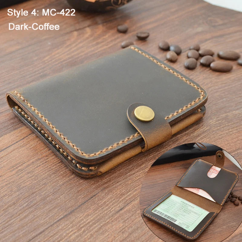 Crazy Horse Leather Card Holder