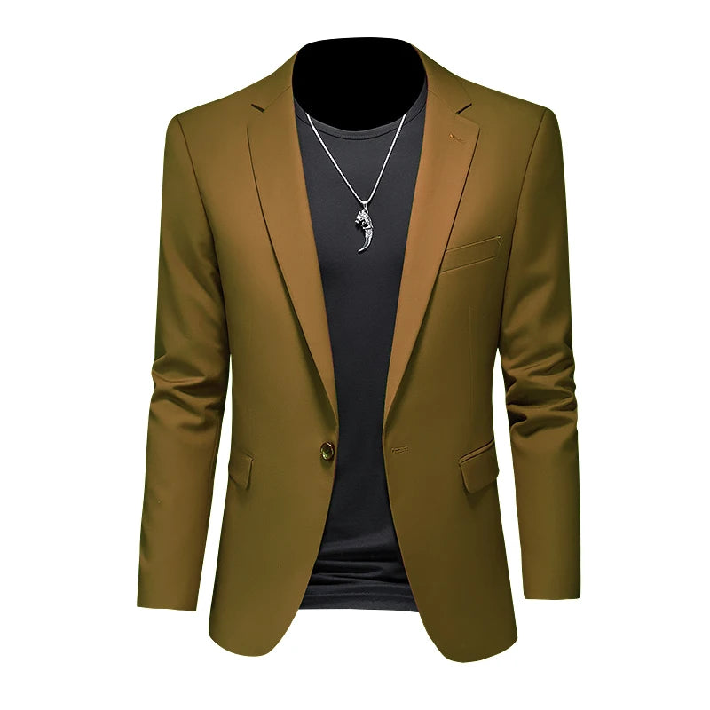 Men’s Slim-Fit Casual Blazer