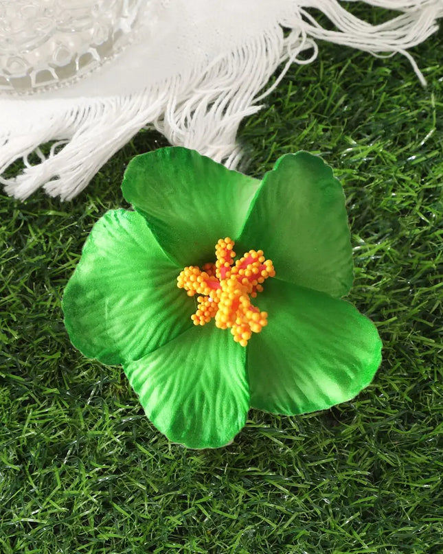 AWAYTR Bohemian Hawaiian Flower Hair Clip – Romantic Side Bash Clip for Women & Girls